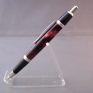 Platinum Sierra Click with Carmine acrylic