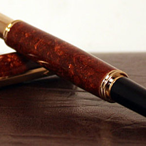 Copper Acrylic Artisan Rollerball