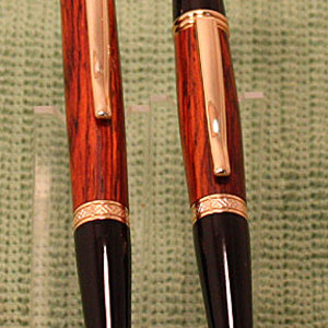 Cocobolo Wallstreet II Pen & Pencil Kit