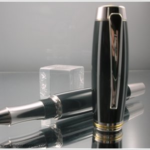 Classic Black with white inlay