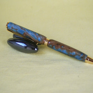 Dyed spalted ok slimline
