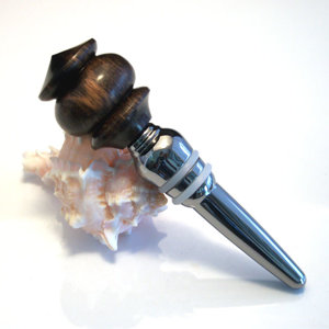 Asian Ebony Bottle Stopper