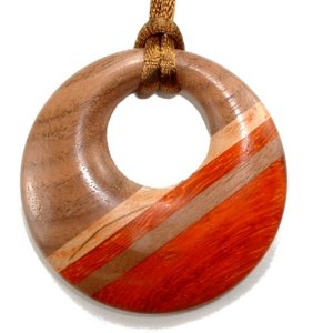 Segmented Wood Pendant