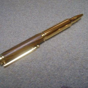 rosewood bullet pen