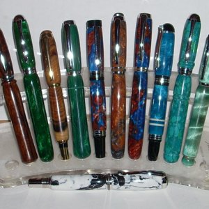 assorted pens