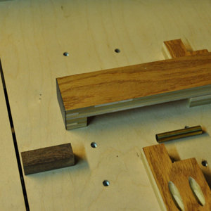 Blank cutting jig pieces