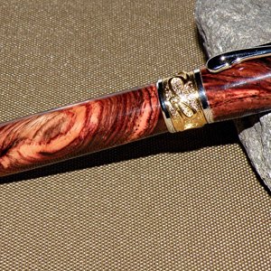 Honduran Rosewood Burl on Scepter