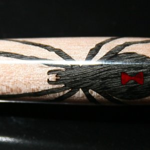 Black Widow Inlay kit Pen Sample