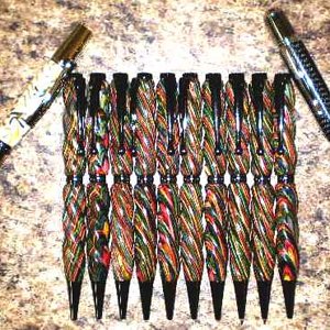 bunch of twist pens