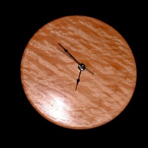 Curly Maple Clock