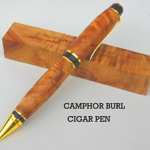 CIGAR PEN- CAMPHOR BURL