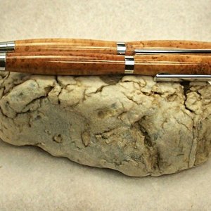 Cherry burl pen and pencil