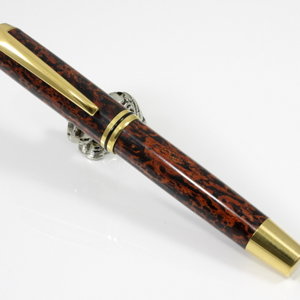 Jr Gent FP with Red Ironbark and custom finial