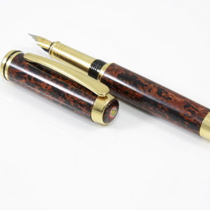 Jr Gent FP with Red Ironbark and custom finial