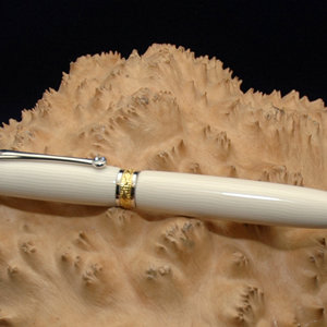 Majestic Rollerball Pen Faux Ivory Celluloid