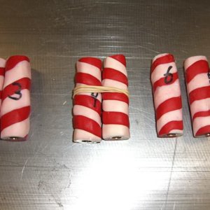Candy cane blanks - rough