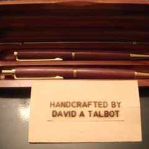 Purple Heart Slim Pen & Pencil Set