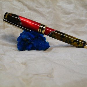 Red and Tortise shell acrylic.
