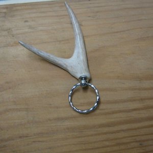 antler keychain