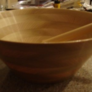 Bowl from a board