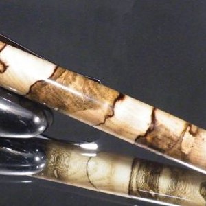 Spalted Hackberry click pen