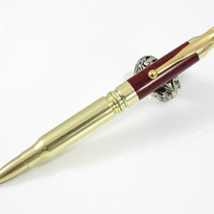 308 Bullet pen with solid brass projectile