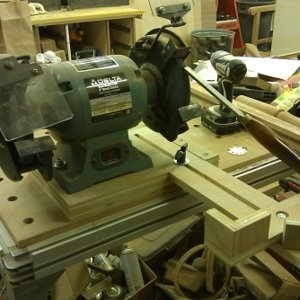 Homemade sharpening jig