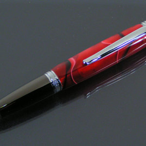 Sierra Black/Chrome in Red/Black Acrylic