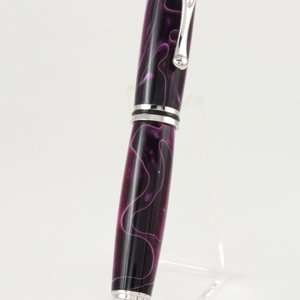039: royal purple quilted acrylic Jr. Retro fountain