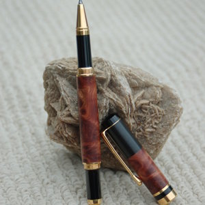 Amboyna - Ebony Roller Ball