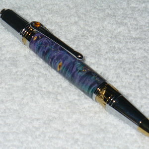 Dyed Buckeye Burl