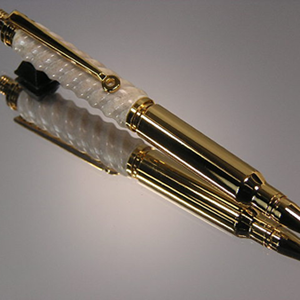 whitetail antler & 30 cal. bullet pen