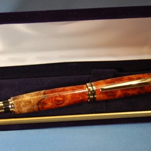 His & Hers Amboyna Burl Barons #1