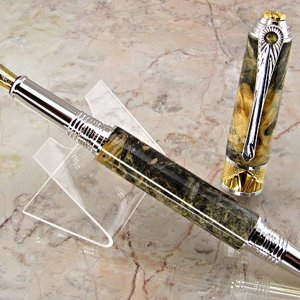 Broadwell Art Deco with Buckeye Burl
