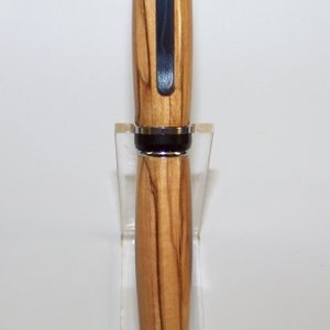 Olive wood Chrome Cigar