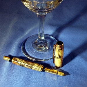 Baron in buckeye burl with sapwood