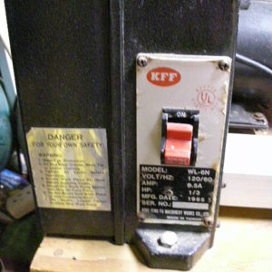 Close up of KFF tool plate