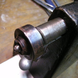 Live center on KFF tail stock