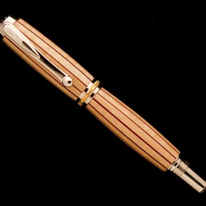 Stripe Tease Jr Statesman II Curly Maple and Bloodwood