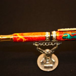Fire & Flamed Fountain Pen