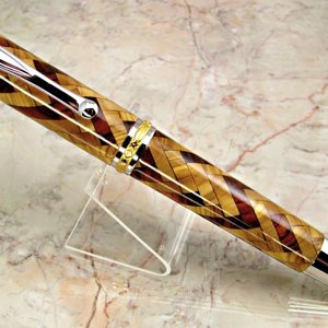 Statesman with BOW Cocobolo 360 Herringbone - Lg