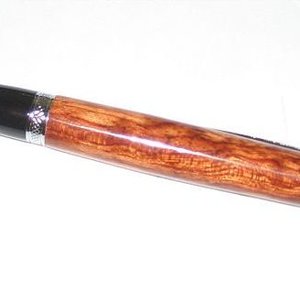 Waterfall Bubinga Chrome Sierra Click pen