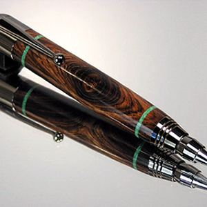 Black Titanium Cocobolo Artist's Sketch Pen/Pencil