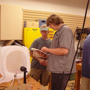 looking at a 'wish book'