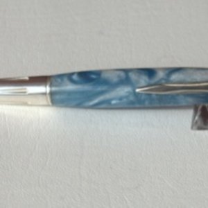 custom silver pen