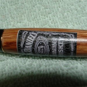 Jack Daniel barrel with logo