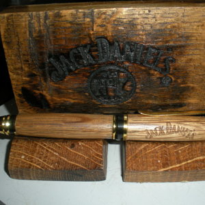 jack daniels pen and holder