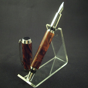 Cocobolo & Rhodium Baron Fountain