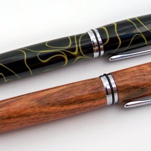 MY first 2 barons,  acrylic and rosewood