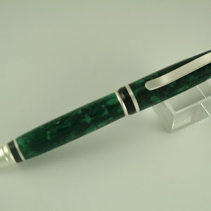 Green Acrylic on Pearl Cigar